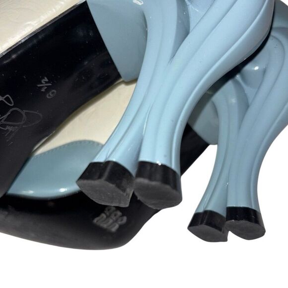 JOHN FLUEVOG Celestial Communication Aquila Mary Jane 6.5 Sculpted Baroque Rococ - Picture 11 of 12